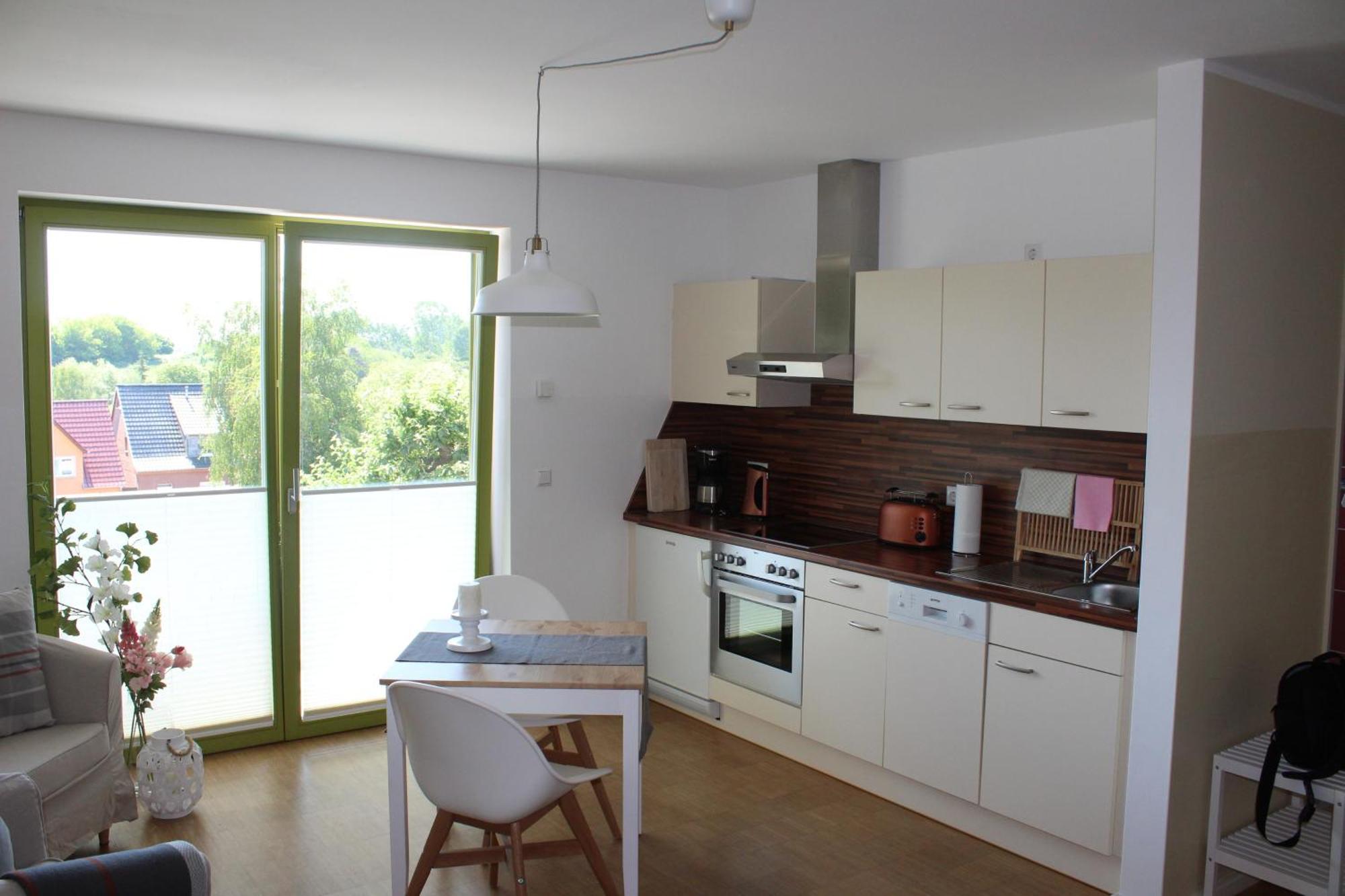 Schwalbennest Am Cafe Wunder Bar Apartment Bad Sulze Екстериор снимка